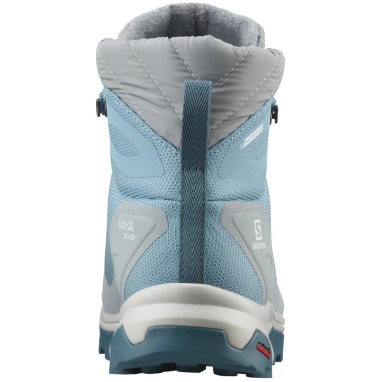 Botas de Invierno Salomon Vaya Blaze Thinsulate Climasalomon Impermeables Mujer Azules Grises | MX NDLB689